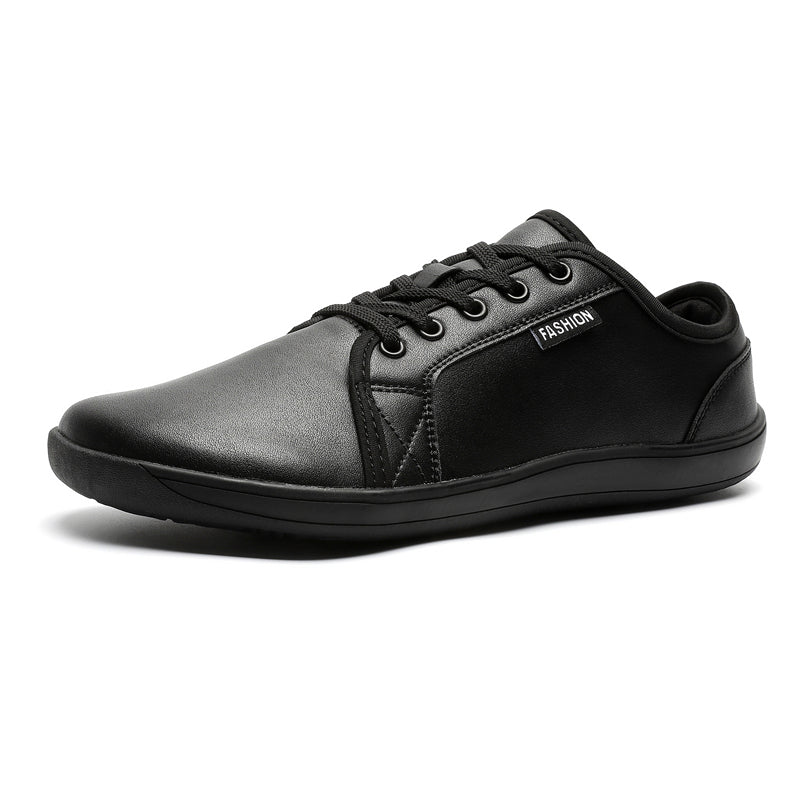 Customization Men's Largest Size PU Barefoot Shoes Wide Toe Natural Footwear Comfort Fit Shoes