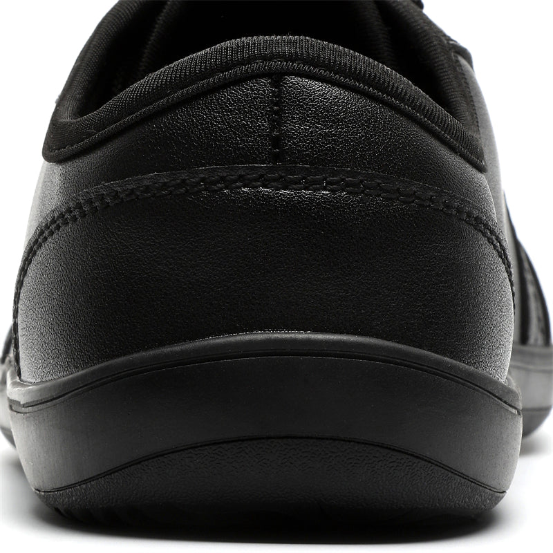 Customization Men's Largest Size PU Barefoot Shoes Wide Toe Natural Footwear Comfort Fit Shoes