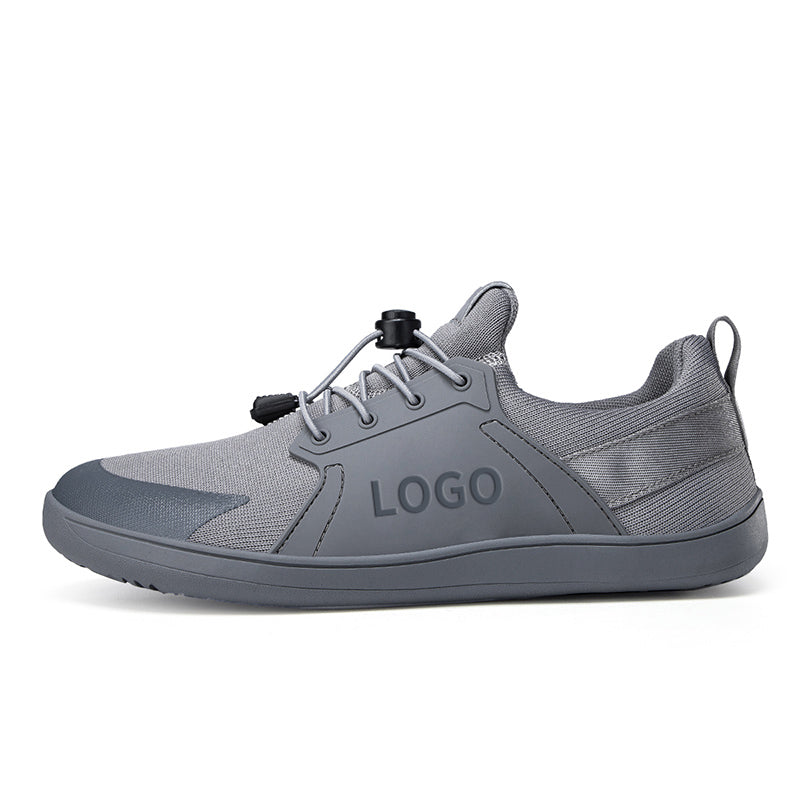 Men's Wide Toe Barefoot Shoes with Drawstring Non-Slip Breathable for Natural Movement Wholesale Available