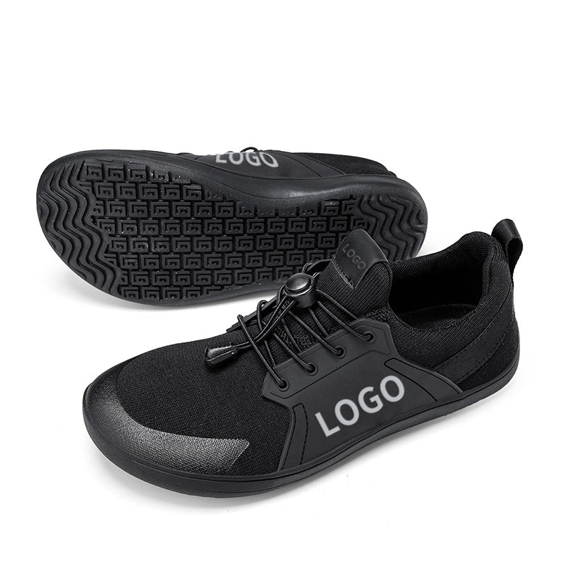 Men's Wide Toe Barefoot Shoes with Drawstring Non-Slip Breathable for Natural Movement Wholesale Available