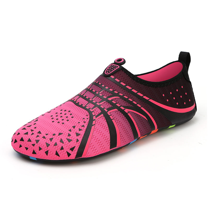 Customized Adult Quick-Dry Non-Slip Beach Shoes with Soft Sole & Buckle – Ideal for Casual Wading
