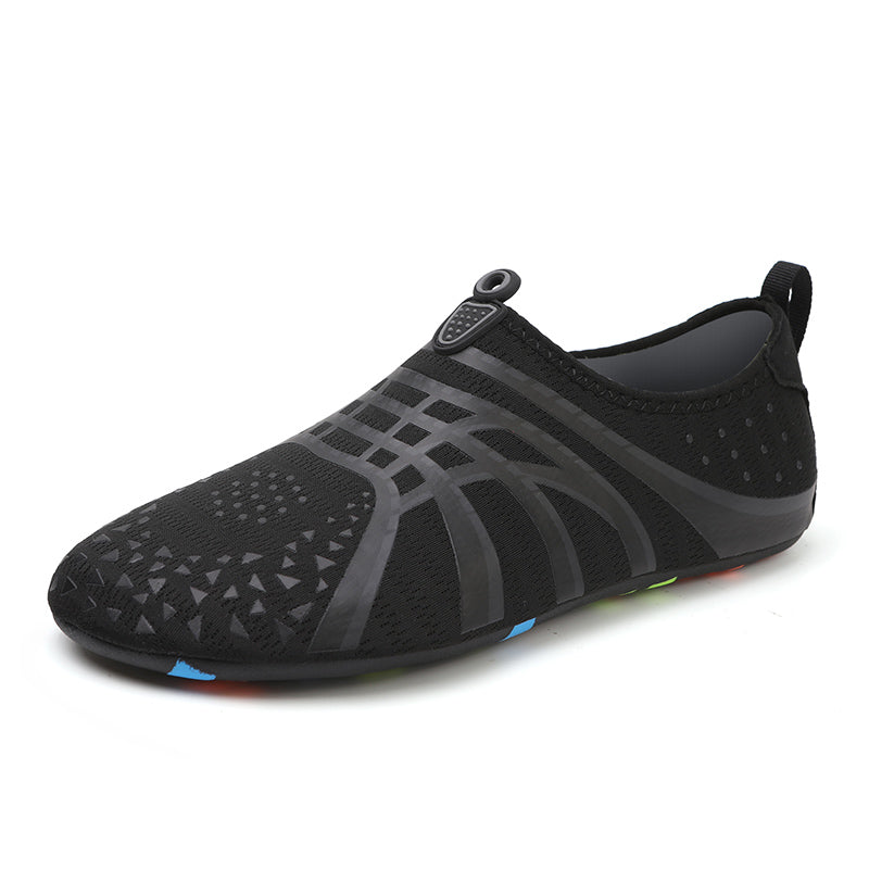 Customized Adult Quick-Dry Non-Slip Beach Shoes with Soft Sole & Buckle – Ideal for Casual Wading