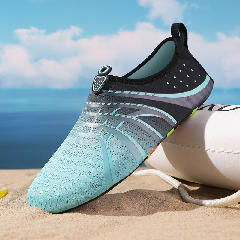 Customized Adult Quick-Dry Non-Slip Beach Shoes with Soft Sole & Buckle – Ideal for Casual Wading
