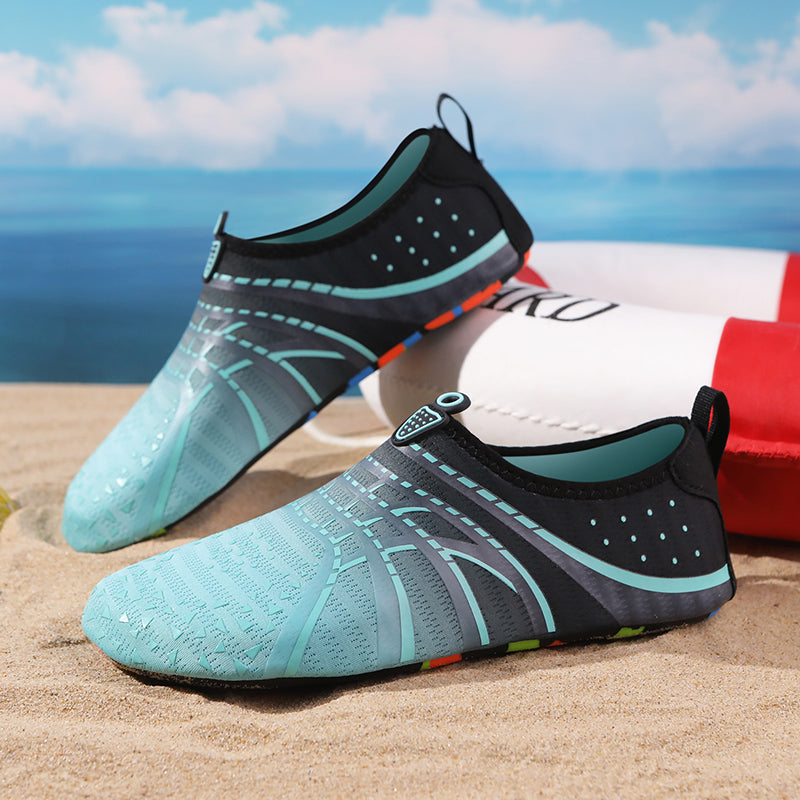 Customized Adult Quick-Dry Non-Slip Beach Shoes with Soft Sole & Buckle – Ideal for Casual Wading