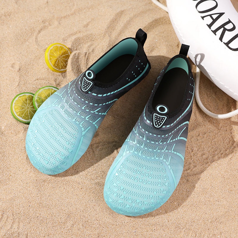 Customized Adult Quick-Dry Non-Slip Beach Shoes with Soft Sole & Buckle – Ideal for Casual Wading