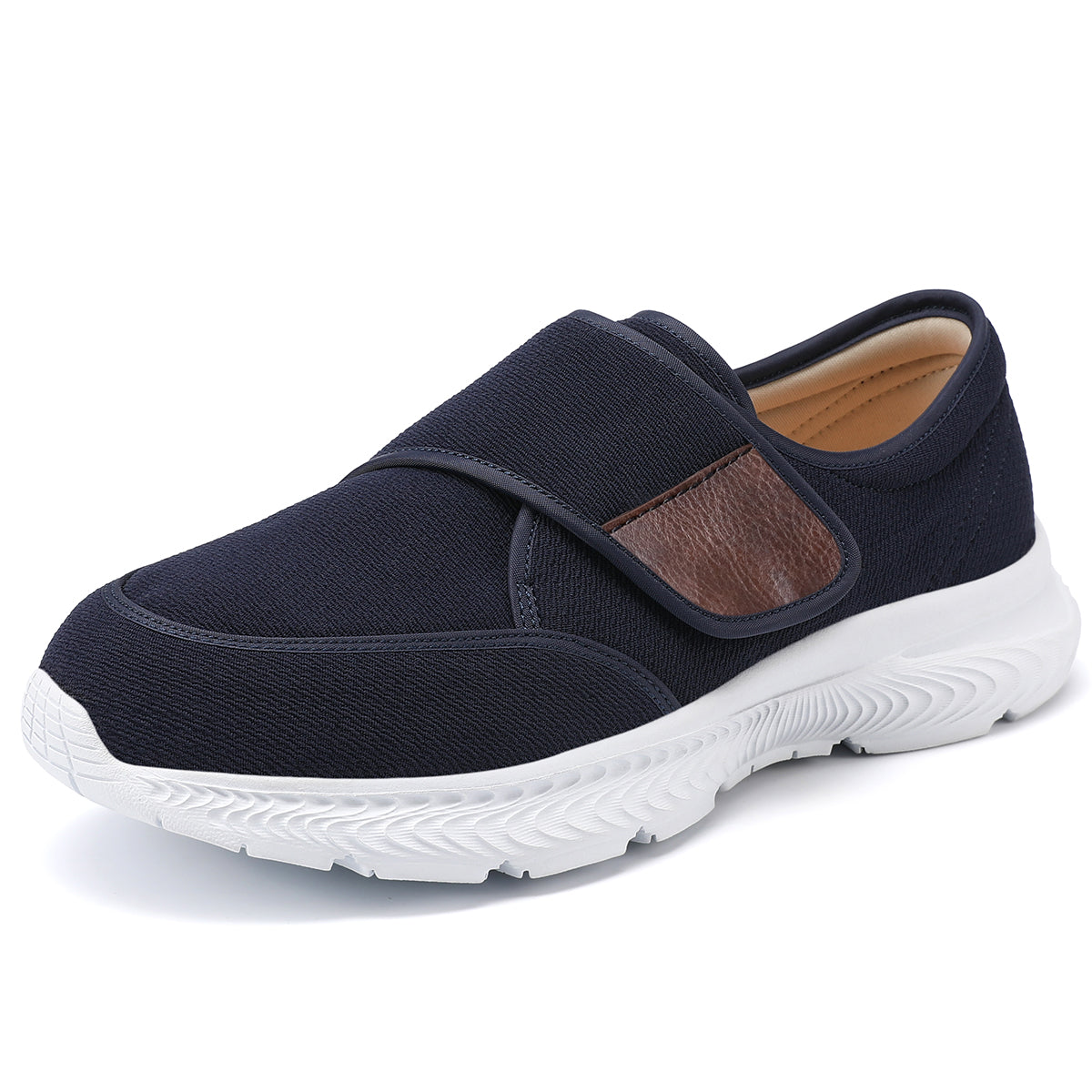 OEM ODM Diabetic Shoes Large Size Wide Toe Box Breathable Shoes with Arch Support Insole Walking Shoes