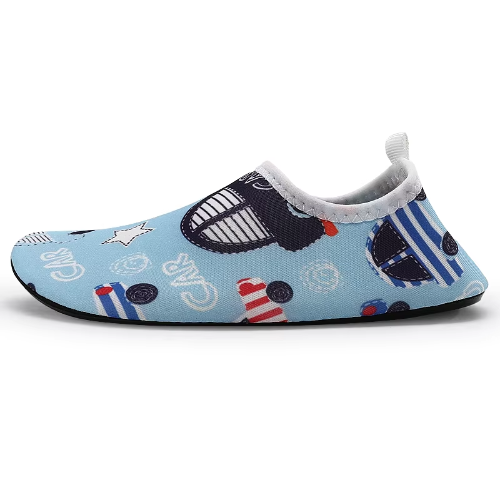 Elastic cuff swim shoes for toddlers