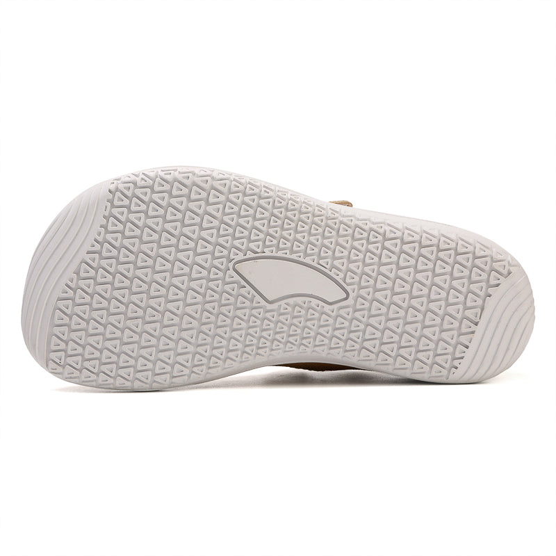Customized Logo Kid's Grippy Sole Barefoot Shoes With Velcro Adjustable Lightweight Outdoor Walking Shoes