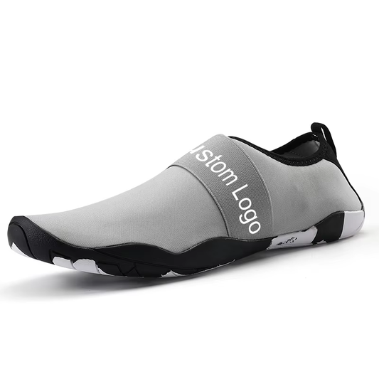 Customized Elastic Band Logo for Women's Aqua Shoes Breathable Casual Shoes for Water Aerobics