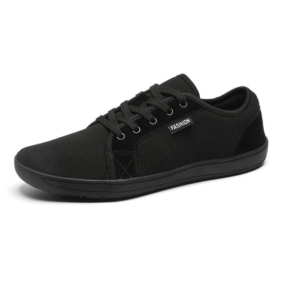 Wholesale Men's Zero Drop Running Shoes Breathable Mesh Wide Last Barefoot Shoes For Flat Feet Minimalist Shoes