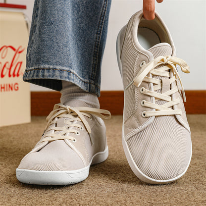 Wholesale Men's Zero Drop Running Shoes Breathable Mesh Wide Last Barefoot Shoes For Flat Feet Minimalist Shoes