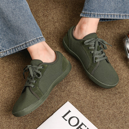 Wholesale Men's Zero Drop Running Shoes Breathable Mesh Wide Last Barefoot Shoes For Flat Feet Minimalist Shoes