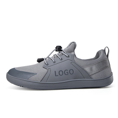 Men's Wide Toe Barefoot Shoes with Drawstring Non-Slip Breathable for Natural Movement Wholesale Available