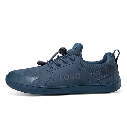 Men's Wide Toe Barefoot Shoes with Drawstring Non-Slip Breathable for Natural Movement Wholesale Available