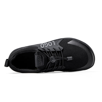 Men's Wide Toe Barefoot Shoes with Drawstring Non-Slip Breathable for Natural Movement Wholesale Available