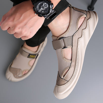 Unisex Lightweight Mesh Outdoor Sandals with Anti Slip Rubber Sole and Breathable Design
