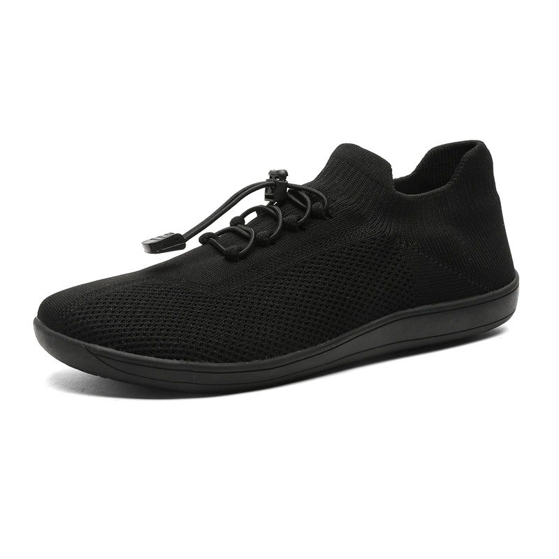 Customized Logo Minimalist Barefoot Sock Shoes for Mens Wide Toe Box Quick Dry Fly Knit Natural Footwear