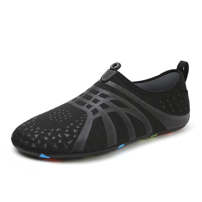 Customized Adult Quick-Dry Non-Slip Beach Shoes with Soft Sole & Buckle – Ideal for Casual Wading