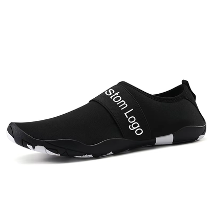 Customized Elastic Band Logo for Women's Aqua Shoes Breathable Casual Shoes for Water Aerobics