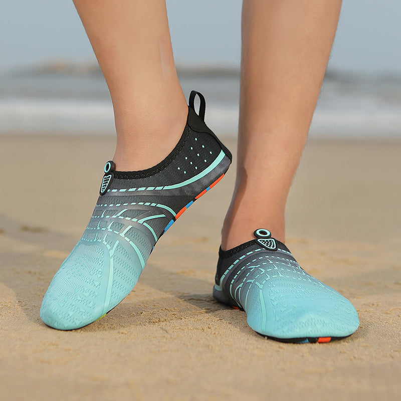 Customized Adult Quick-Dry Non-Slip Beach Shoes with Soft Sole & Buckle – Ideal for Casual Wading