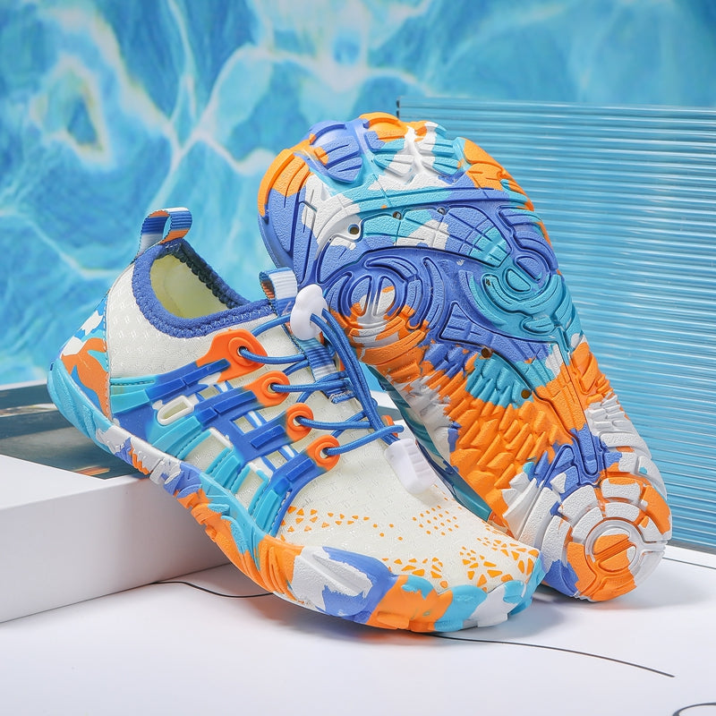 Kids Aqua Water Shoes – Lightweight Breathable Beach Sneakers for Boys & Girls | Outdoor Quick-Dry Swim Shoes