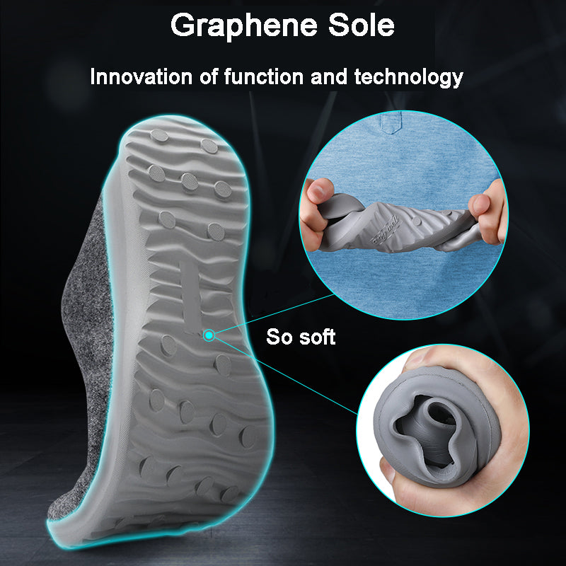 Customized logo lace-up cashmere graphene sole insole comfort antimicrobial running shoes  OEM ODM