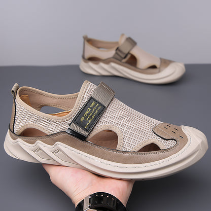 Unisex Lightweight Mesh Outdoor Sandals with Anti Slip Rubber Sole and Breathable Design