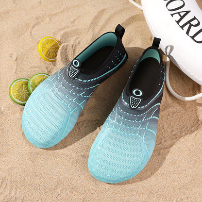 Customized Adult Quick-Dry Non-Slip Beach Shoes with Soft Sole & Buckle – Ideal for Casual Wading