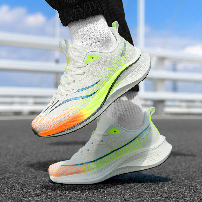 Custom Logo Carbon Plate Sports Running Shoes for Women - Soft Sole Warm Athletic Footwear