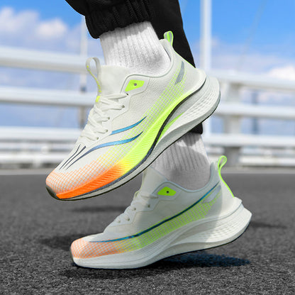 Custom Logo Carbon Plate Sports Running Shoes for Women - Soft Sole Warm Athletic Footwear