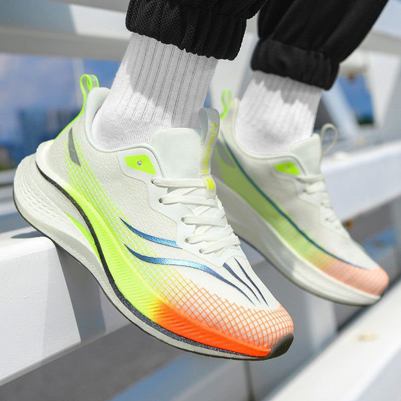 Custom Logo Carbon Plate Sports Running Shoes for Women - Soft Sole Warm Athletic Footwear