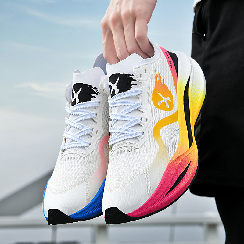Premium Carbon Plate Running Shoes for Men and Women - Waterproof Non-Slip Fashion Sneakers