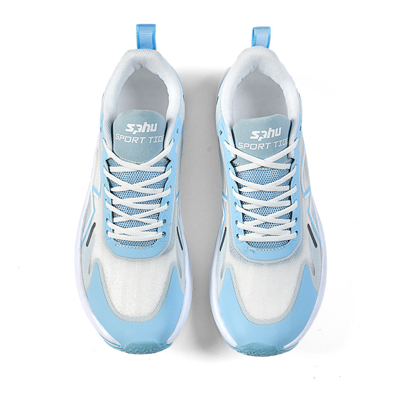 Men’s Breathable Carbon Plate Running Shoes - Lightweight Anti-Slip Sports Sneakers for Jogging