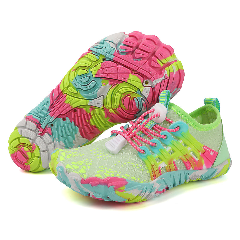 Kids Aqua Water Shoes – Lightweight Breathable Beach Sneakers for Boys & Girls | Outdoor Quick-Dry Swim Shoes