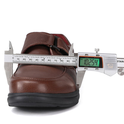 Customized Diabetic Shoes for Men: Extra Wide Large Size Leather Arch Support and Functional Design – Factory OEM ODM