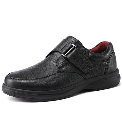 Customized Diabetic Shoes for Men: Extra Wide Large Size Leather Arch Support and Functional Design – Factory OEM ODM