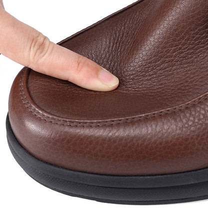 Customized Diabetic Shoes for Men: Extra Wide Large Size Leather Arch Support and Functional Design – Factory OEM ODM