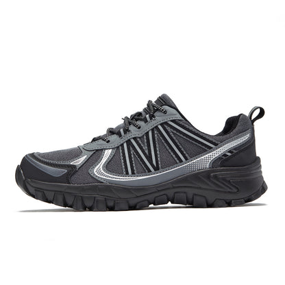 Factory Customized OEM ODM Men's Casual Sneakers: Hiking with Reflective Stripes Graphene Sole Wear-Resistant Breathable Shock Absorption and Non-Slip Features