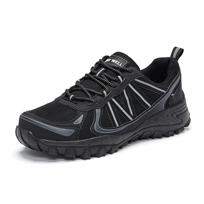 Factory Customized OEM ODM Men's Casual Sneakers: Hiking with Reflective Stripes Graphene Sole Wear-Resistant Breathable Shock Absorption and Non-Slip Features