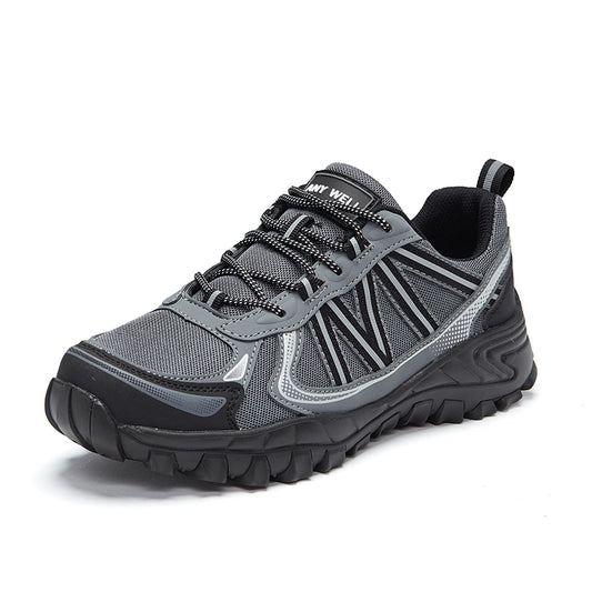 Factory Customized OEM ODM Men's Casual Sneakers: Hiking with Reflective Stripes Graphene Sole Wear-Resistant Breathable Shock Absorption and Non-Slip Features