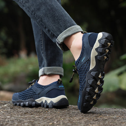 Men’s Breathable Mesh Wading and Mountaineering Shoes | Lightweight Spring Outdoor Sports Footwear
