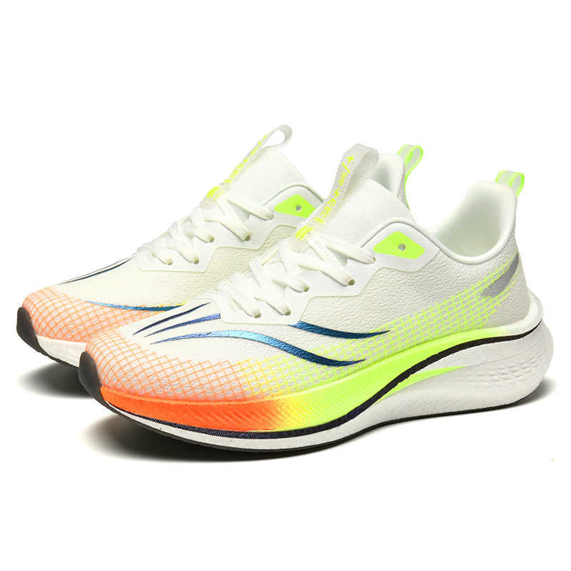 Custom Logo Carbon Plate Sports Running Shoes for Women - Soft Sole Warm Athletic Footwear