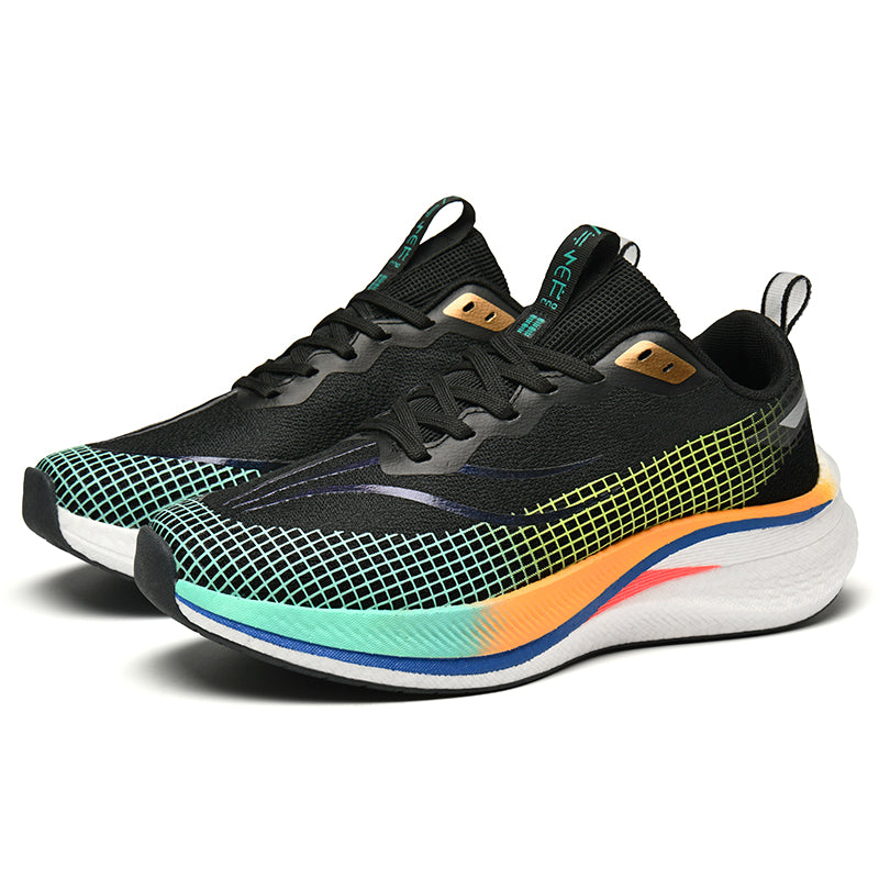Custom Logo Carbon Plate Sports Running Shoes for Women - Soft Sole Warm Athletic Footwear