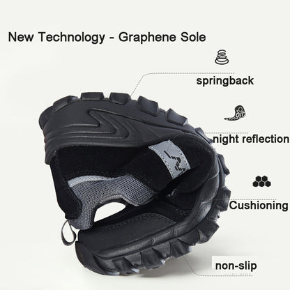 Factory Customized Men's Hiking Outdoor Sneakers Graphene Sole Lightweight Anti-slip Mountaineering Hiking Walking Hiking OEM ODM